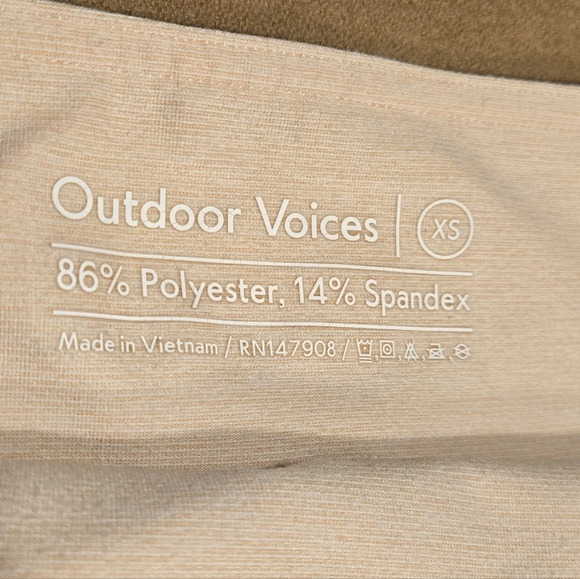 Outdoor Voices dipped color 7/8th leggings - Picture 4 of 5